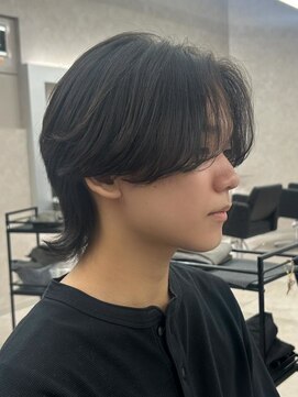 エルマーク 松山(L-MARK) マッシュヘア/フェザーパーマ/メンズヘア/men's