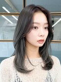 春カラー◎髪質改善グレージュカラー×韓国風艶ロング美人