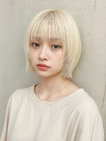 ネオリーブウリ 二子玉川店(Neolive uri)&nbsp;ミディアムヘア暗めカラーデザインカラーフェイスフレーミング