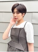ハンサムショート/丸みショートボブ/20代30代40代50代/顔周り