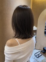 サボ 栄店(sabo) ナチュラルレイヤーボブ × アッシュベージュ
