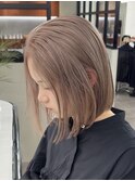 ダブルカラーミルクティーピンクホワイトパープルハイトーン韓国