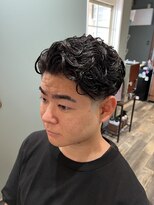 スタンドバーバー 柏(STAND BARBER)&nbsp;リバースセンターパート/ニュアンスパーマ/ダウンバング/柏
