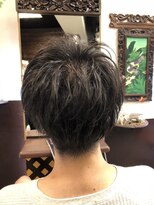 ミックスカール(Mixcurl) 爽やかメンズツーブロックスタイル