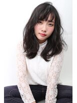 イソラブル(ISOLA-blu) 【黒髪でも柔らかく】ニュアンスカール×セミロング