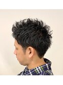 メンズカット/スラッシュショート