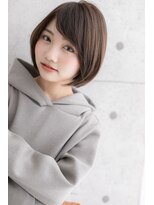 ミック ヘアアンドメイク アップ 駒込店(miq Hair&Make up) 好感度大!前下がりで輪郭矯正…小顔シンプルボブ