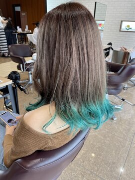 ソイル(SOiL) 裾ターコイズ