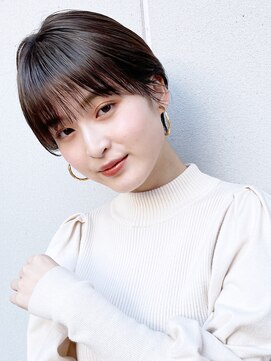 アイティーバイアルバム 藤沢店(IT by ALBUM) ショートスタイル_カーキグレージュマッシュショート_28400