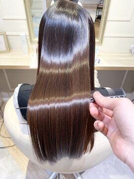 アンド ラ ブランシュ(&.La Blanche) 縮毛矯正/ストレート/くすみブルー/テラコッタ/大宮/髪質改善/