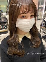 アピッシュ ギンザ(apish ginza)&nbsp;tomo apish独自のコテ巻きカールのデジタルパーマ