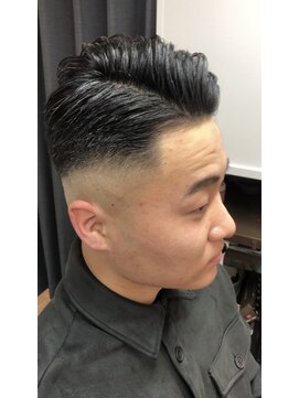 フリゼーア 川西店(FRISEUR) ナチュラルルーズ七三フェード 韓流