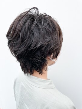 グランデュール 藤枝店(GRANDEUR) ショートウルフ+パーマ