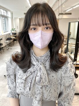 ミョンシル 【myonsil 山田】ミディアム韓国ヘア