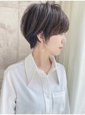 ボブミディアム髪型【30代40代50代】ストレートパーマ242