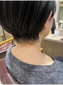 襟足も綺麗なショート