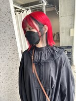 ラニヘアサロン(lani hair salon)&nbsp;レッドカラー/フェイスフレーミング/インナーカラー/デザイン
