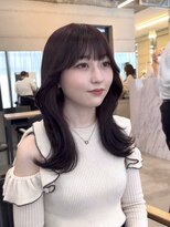 アリュウル 表参道 青山(Allure) 小顔に見えるくびれヘア レイヤーカット 透明感カラー KAKO