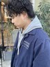 メンズカット+パーマ　￥13,200