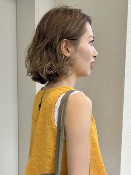 カサネ(casane) ボブパーマ/ハイライトカラー