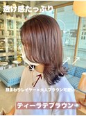 くびれヘルシースタイルふんわり顔周りレイヤー