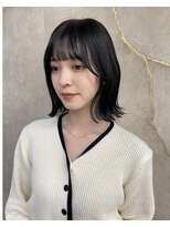 ロンドアヴァントゥス 池袋(Lond aventus)&nbsp;韓国レイヤー/韓国風/ボブ/髪質改善/黒髪/ブリーチなし〔池袋〕