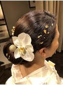 【ヘアセット】タイトシニヨン