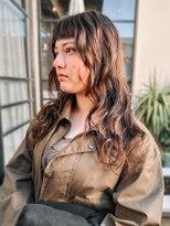 ヴヴ(Bub)&nbsp;wave perm/オン眉　ニュアンスパーマ　ブラウンカラー