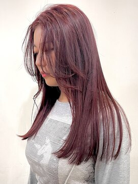 シャロン(SHARON) 【SHARON】レイヤースタイル×レッドカラー