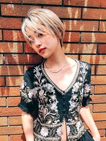 渋谷Siena　ショート×ミルクティーベージュ