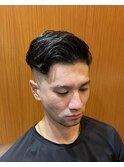 銀座　理容室　スキンフェード　バーバースタイル