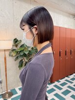 ノエ(noe) ミニボブ/オリーブグレージュ/20代30代m-1