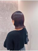 ヘアカラー☆落ち着いたボルドーカラー(^^)/