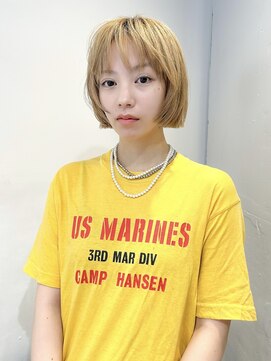 レトン 銀座(leton) レイヤーボブ/ショートボブ/ショートカット/ブリーチ/銀座