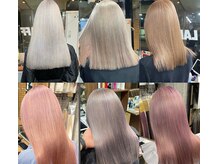 デザインカラー・ハイトーンカラー経験豊富なスタッフが集結したサロン【バレイヤージュ/ダブルカラー】