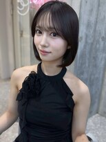 シーシンジュク 新宿南口(Sea shinjuku)&nbsp;ミディアム×暗めカラー[デザインカラー/フェイスフレーミング]