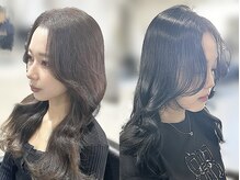 韓国顔まわりと透明感を叶える。韓国レイヤーカットの黄金バランス。