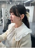 盛れる顔まわりカット