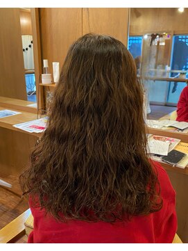 ロングパーマ