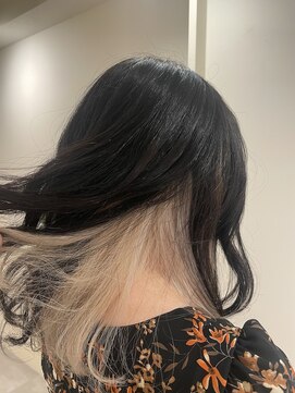 アットティー 金沢八景(at tee...) セミロング×インナーカラー