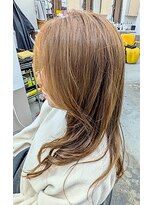 ヘアルームチョコ(Hairroom Choco) ベージュカラーブリーチ無