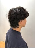 メンズマッシュウルフパーマ/スパイラルパーマ/レイヤーパーマ