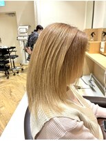 ユニックス イオンモール川口前川店(UNIX) 【暗髪に飽きたら】トーンアップ施術 #40代髪色