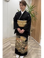 ミグ バイ クオーレ(mig by CUORE)&nbsp;黒留袖レンタル　着付け　ヘアセット　着物　結婚式