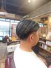 メンズカット+ハイライト【箕面市/メンズサロン/ブリーチ/ハイライト/men's】