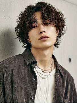 ダブルアール(RR MEN'S SALON) 波巻きツイストスパイラル/リバースセンターパート/由比ヶ浜