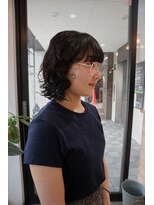 ギフト(GIFT)&nbsp;bob perm レイヤーボブ ボブパーマ　顔まわりパーマ