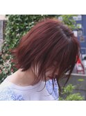 ビビットなレッドブラウン