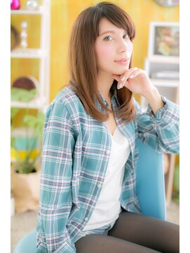 ミック 日暮里店(miq) ワンカールストレートの”王道”…上品ストレートｂ