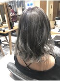 ホワイトグレー◇グラデーション